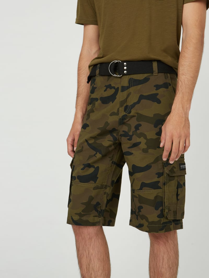 Karl Camo Cargo Shorts GUESS Factory Ca