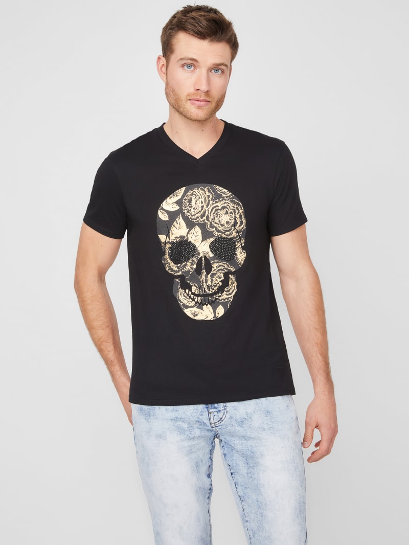 Berto Skull Tee | GUESS Factory