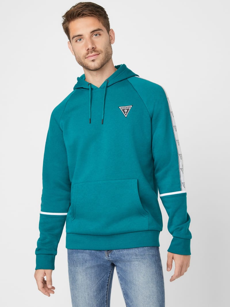 Clark Logo Pullover Hoodie | GUESS Factory