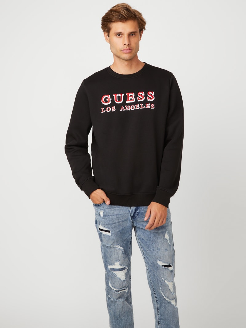 Guess crewneck mens clearance
