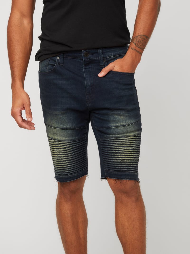 Keyes Moto Denim Shorts GUESS Factory Ca