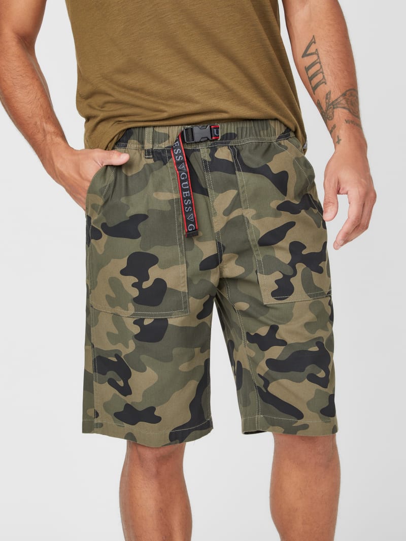 Guess camo shorts Clearance
