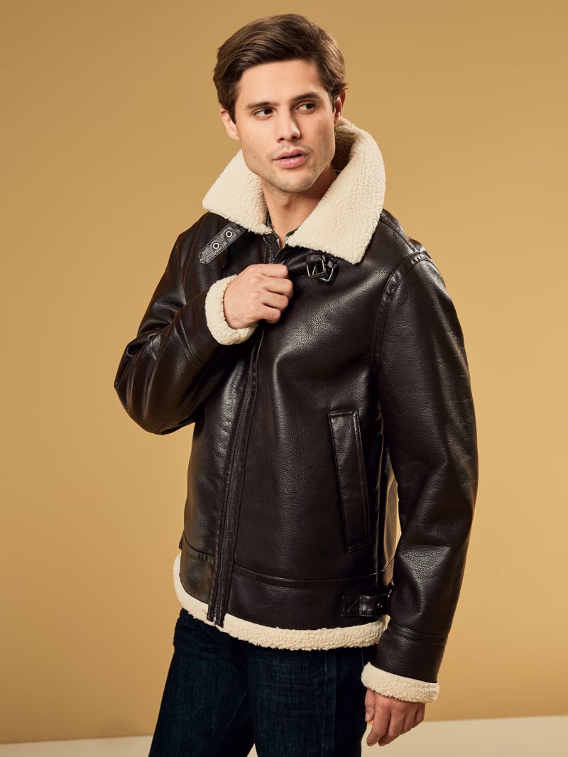 Magnus Faux-Leather Jacket