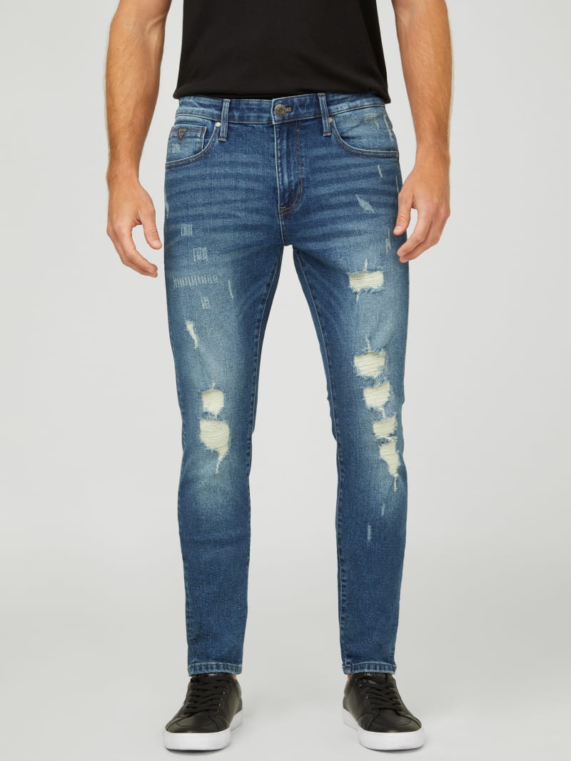 Eco Jaxson Distressed Skinny Jeans