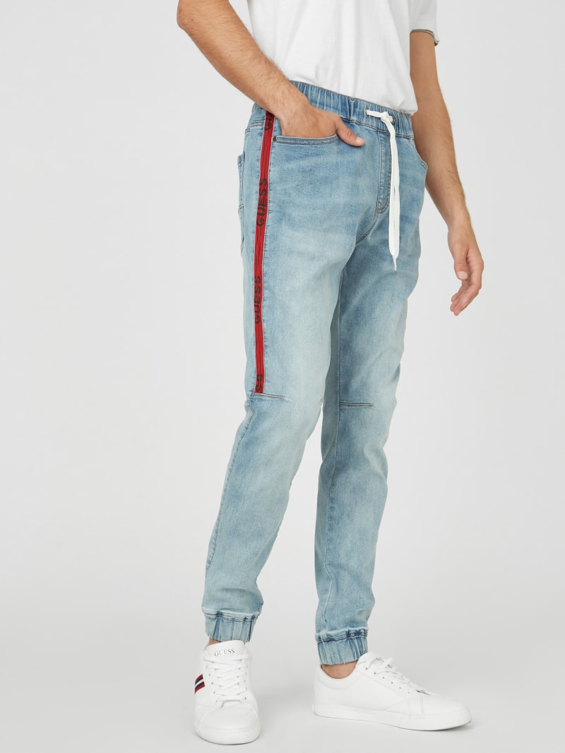 guess logo joggers