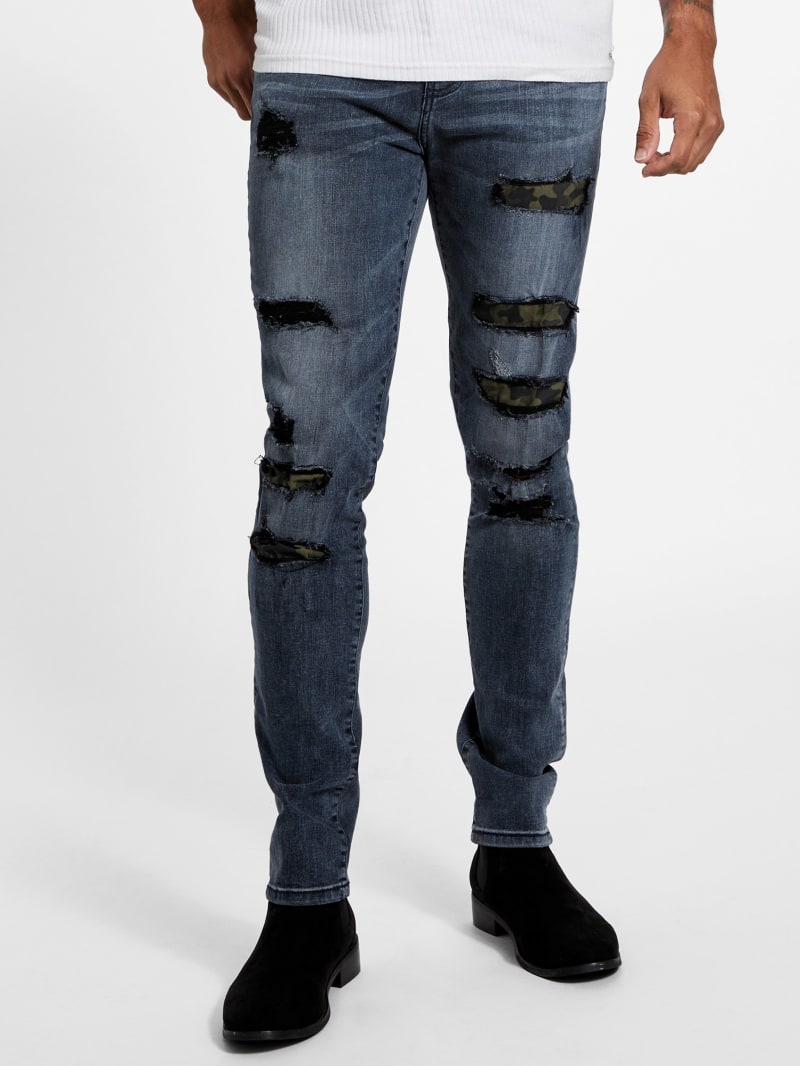 Drew Rip-and-Repair Skinny Jeans