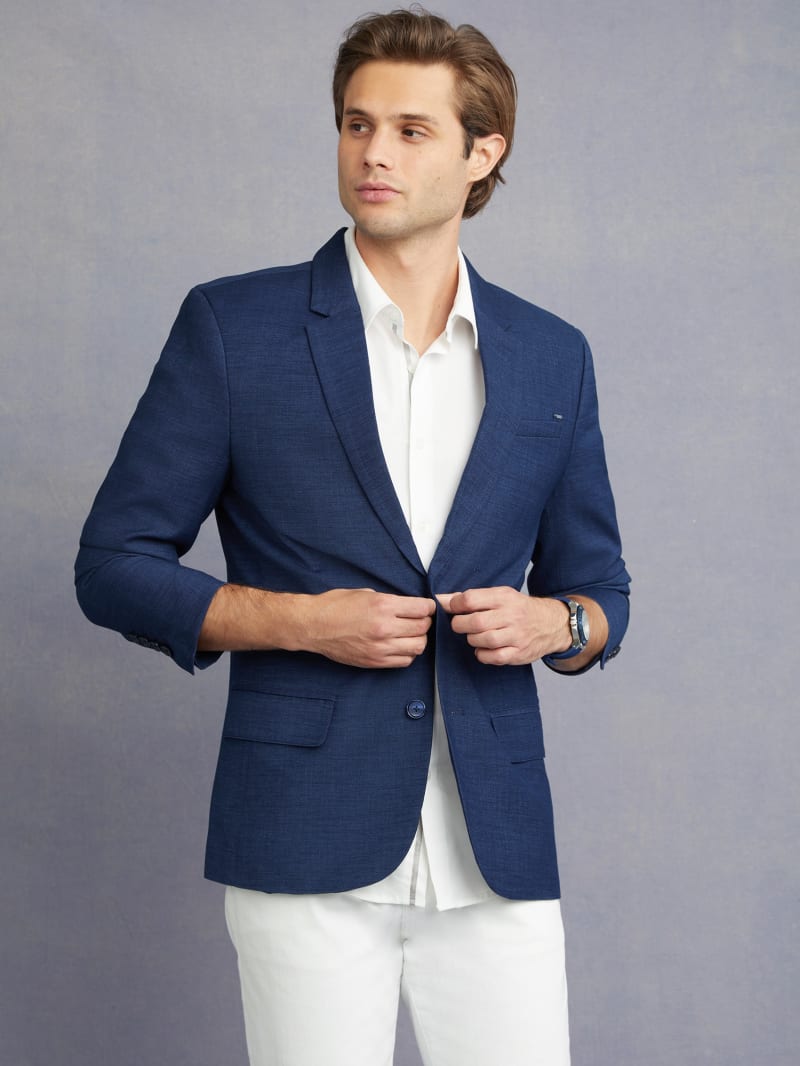 Guess blue coat best sale