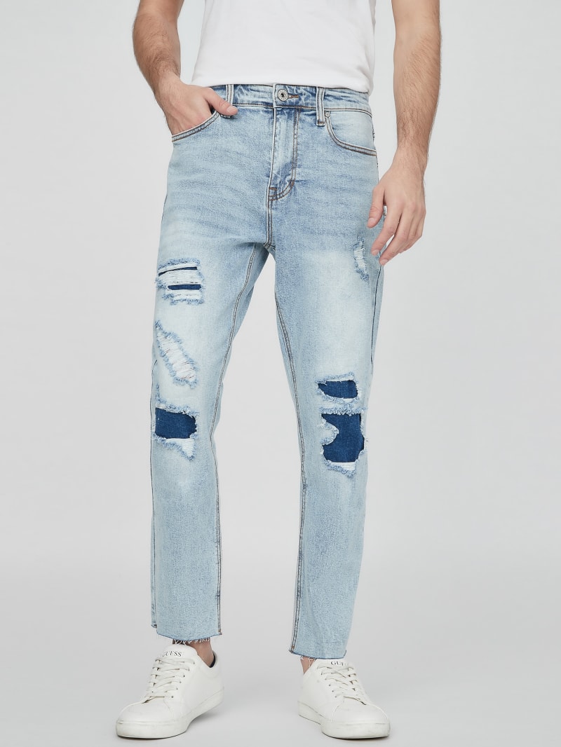 Florence Distressed Cropped Jeans