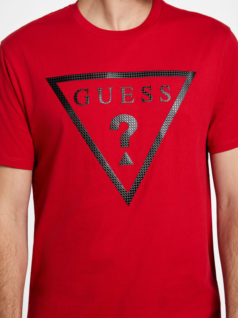 GUESS / ゲス GUESS LOGO MONOGRAM T-SHIRT RED XL Guess Big Boys Short-Sleeve Logo Oversized T-Shirt | Dillard's