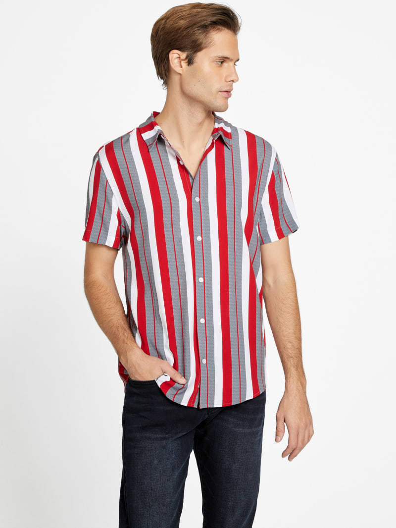 Naria Stripe Shirt | GUESS Factory