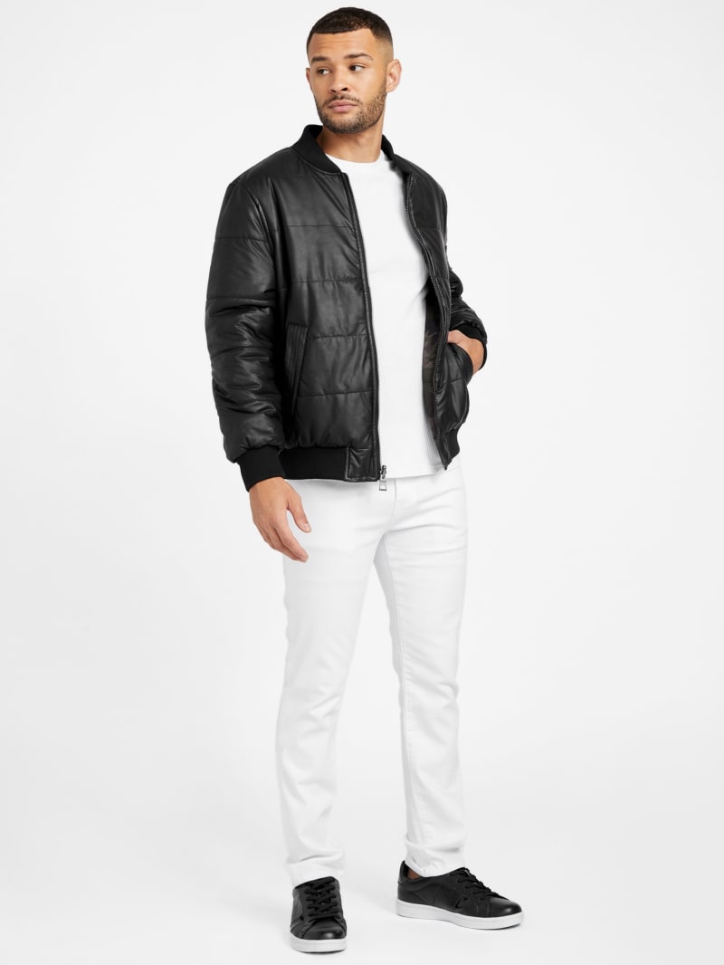 Albo Reversible Faux-Leather Jacket | GUESS Factory