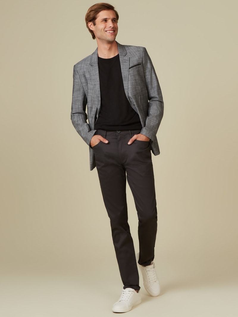 Sanders Chambray Blazer GUESS Factory