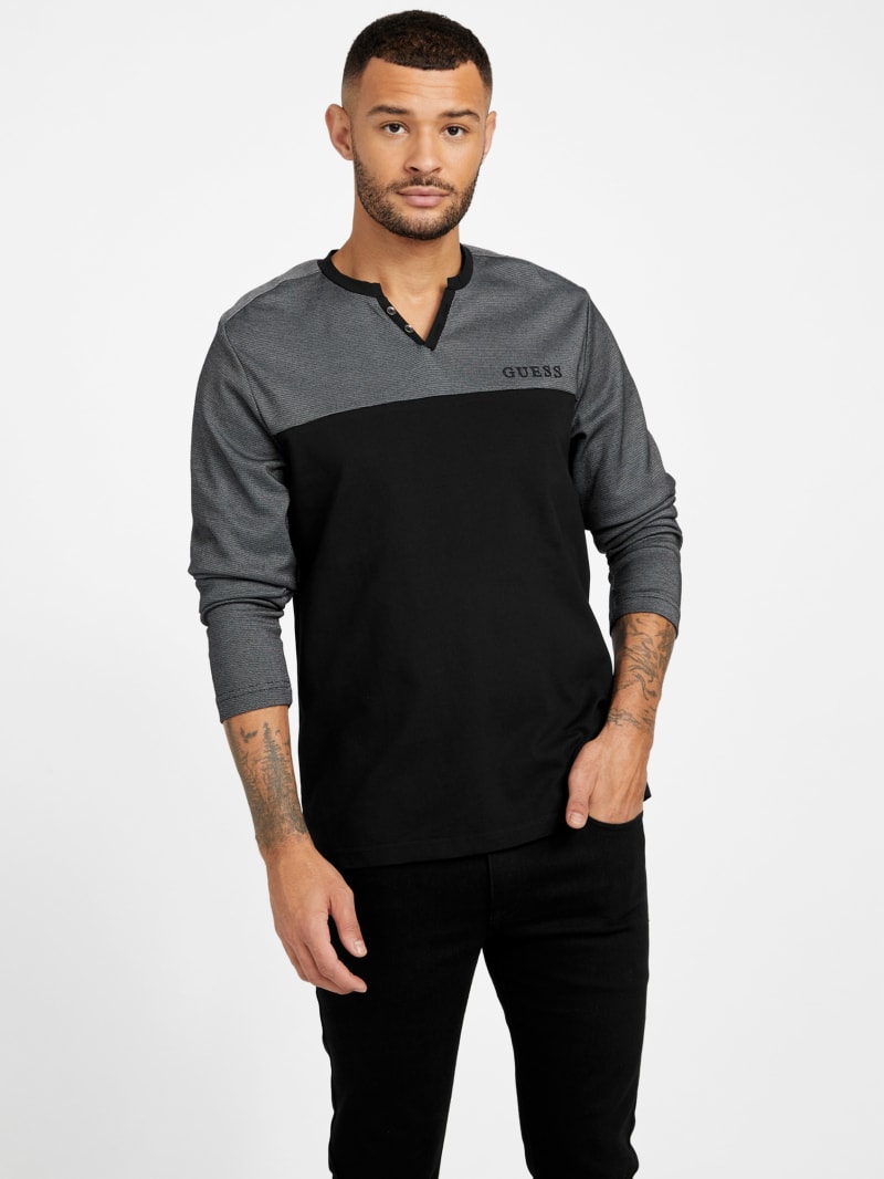Harman V-Neck Long Sleeve Tee