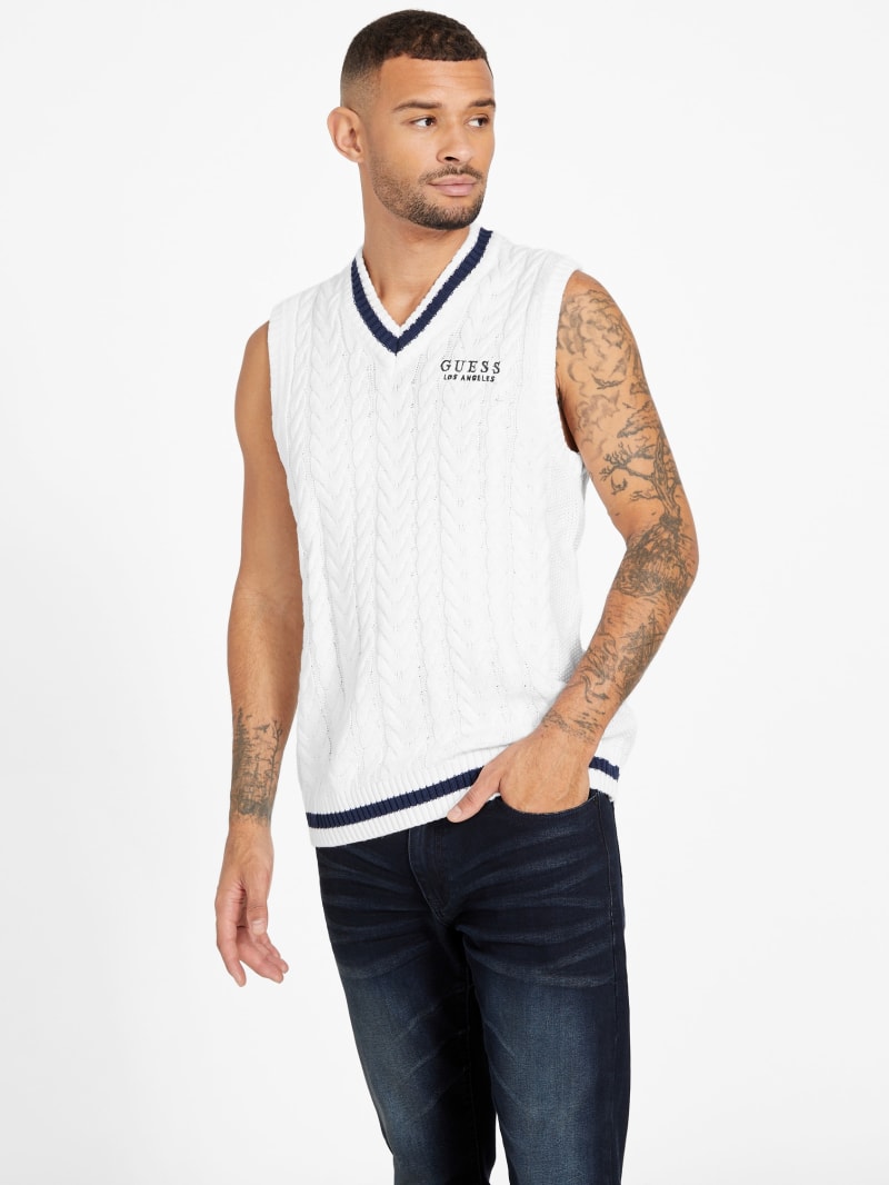 Jonas Sweater Vest | GUESS Factory