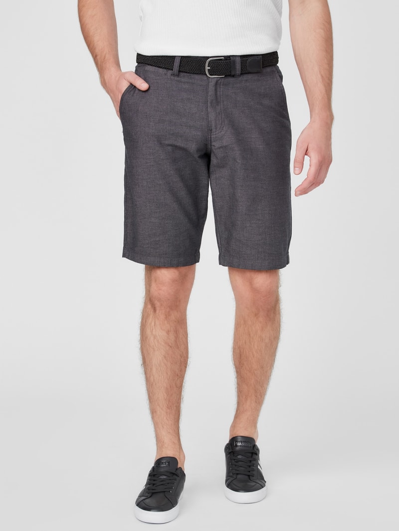 Mario Textured Shorts | GUESS Factory