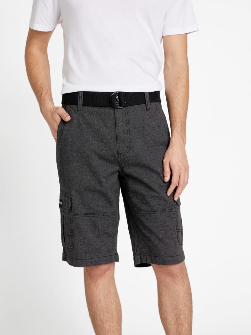 Karl Textured Cargo Shorts