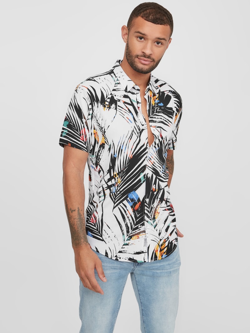 Guess shirts men clearance