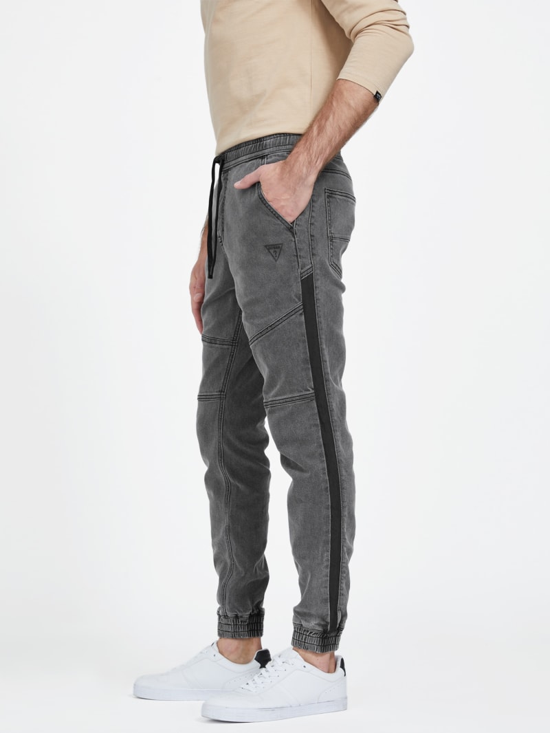 Sandro Black Denim Joggers