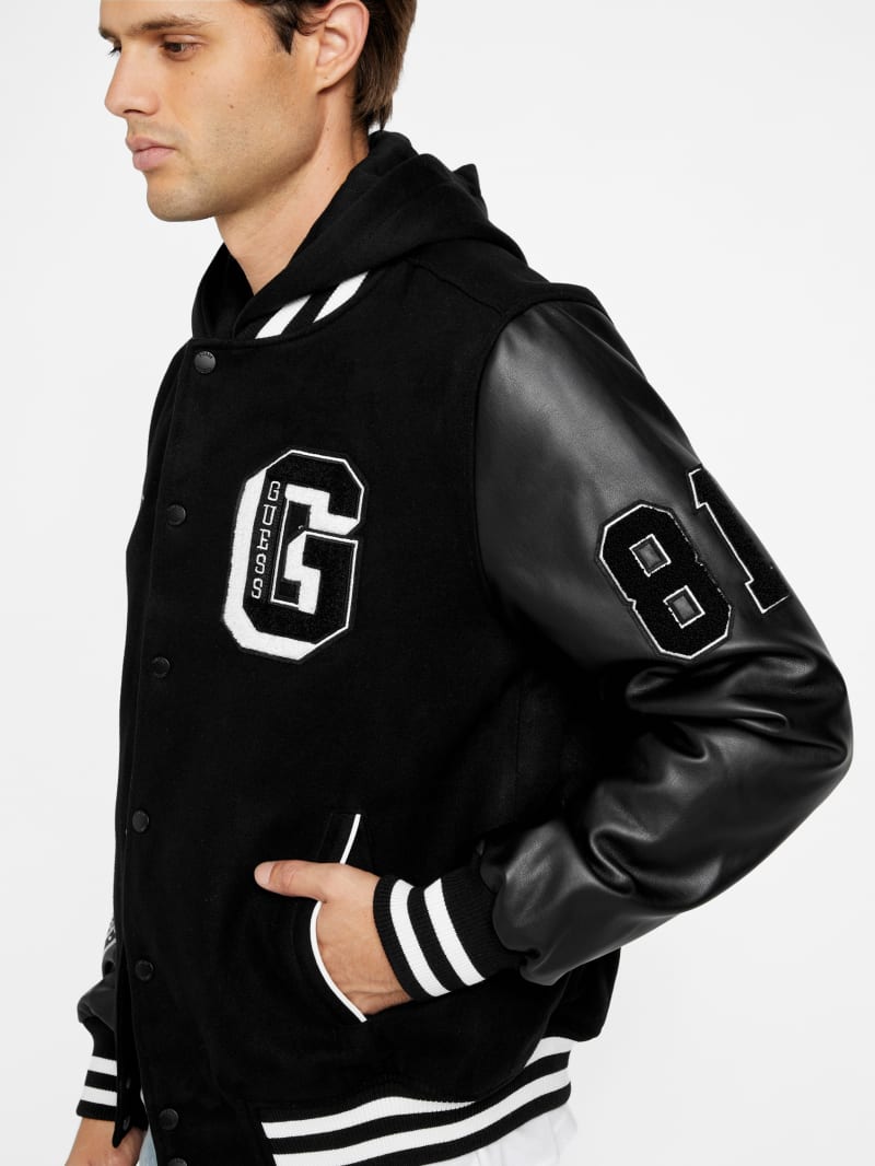 Park Hooded Varsity Jacket