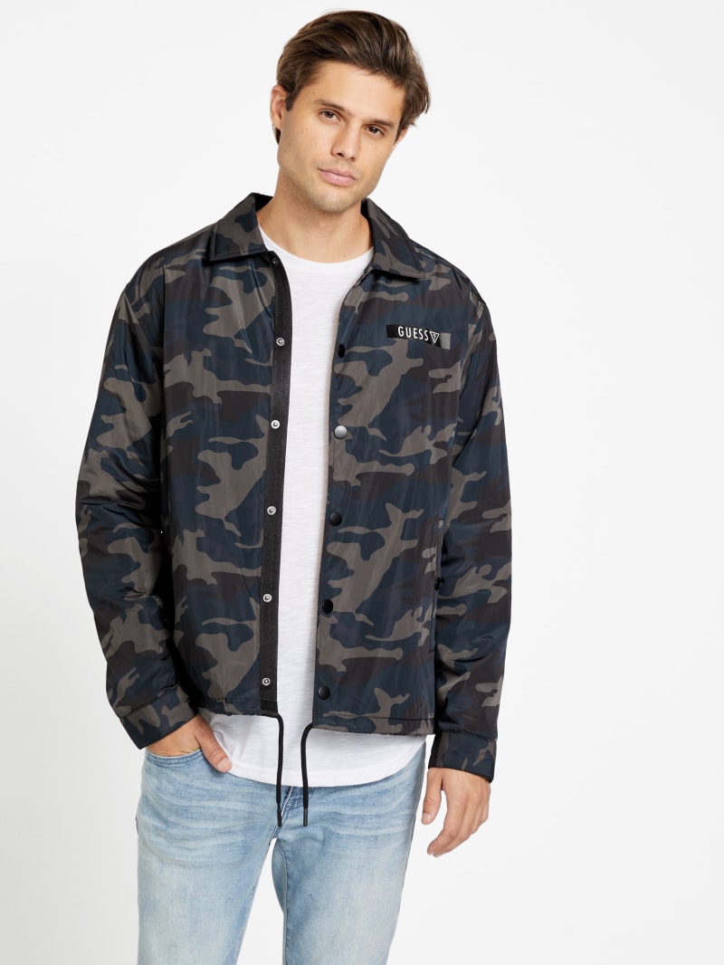 Bass Camouflage Shacket GUESS Factory Ca