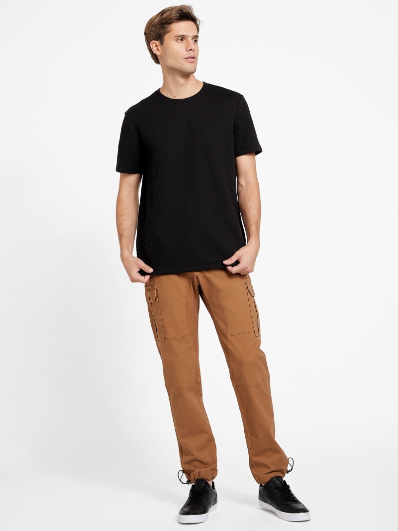Quincy Quilted Knit Tee | GUESS Factory Ca