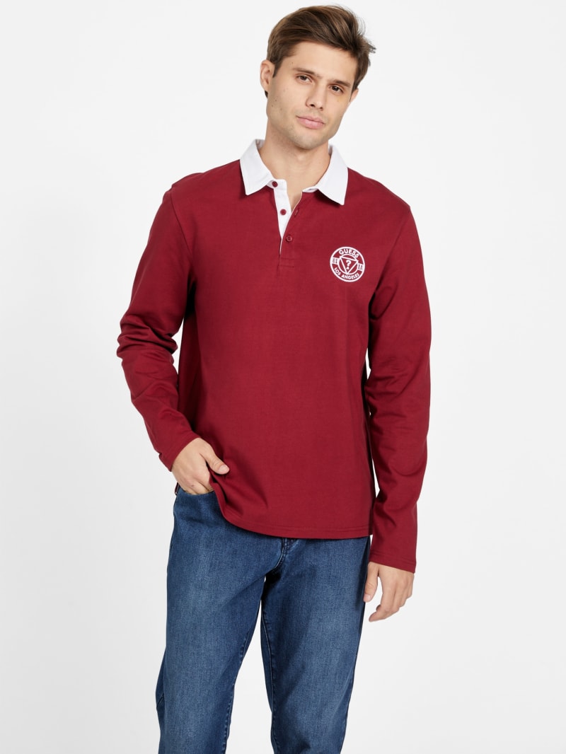 Guess polo shop long sleeve
