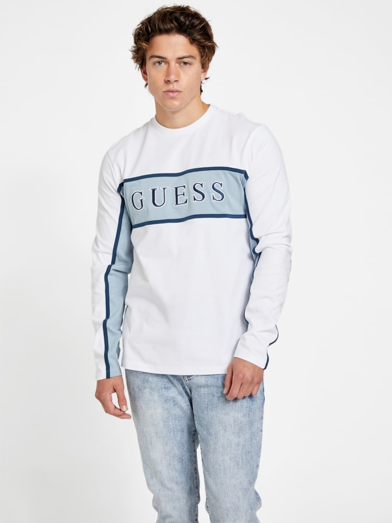 Guess white long sleeve clearance