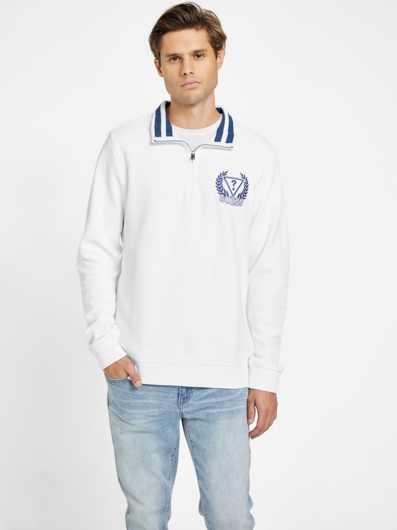 Guess half zip sweater clearance