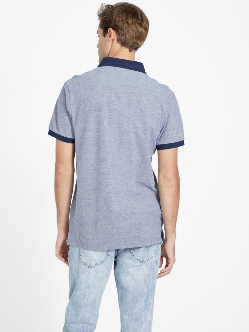 Eco Finn Marled Polo | GUESS Factory