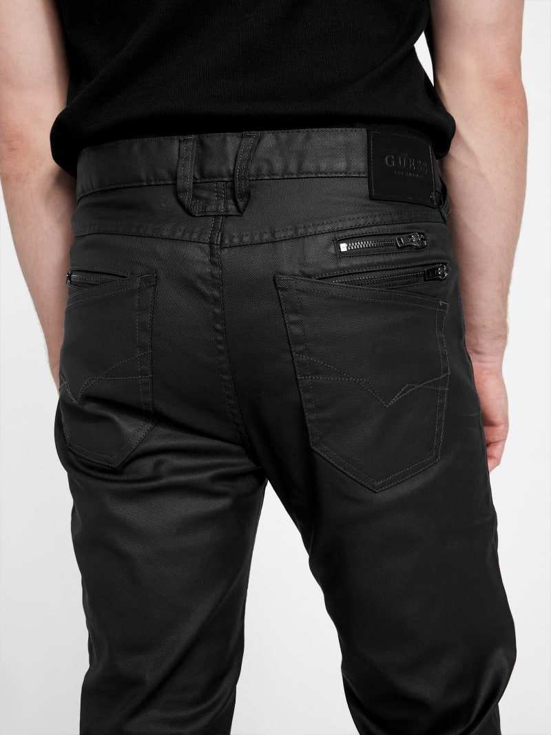 Guess waxed jeans sales