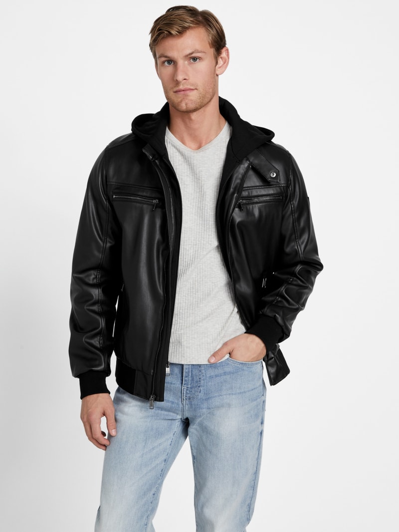 Grand Faux-Leather Jacket