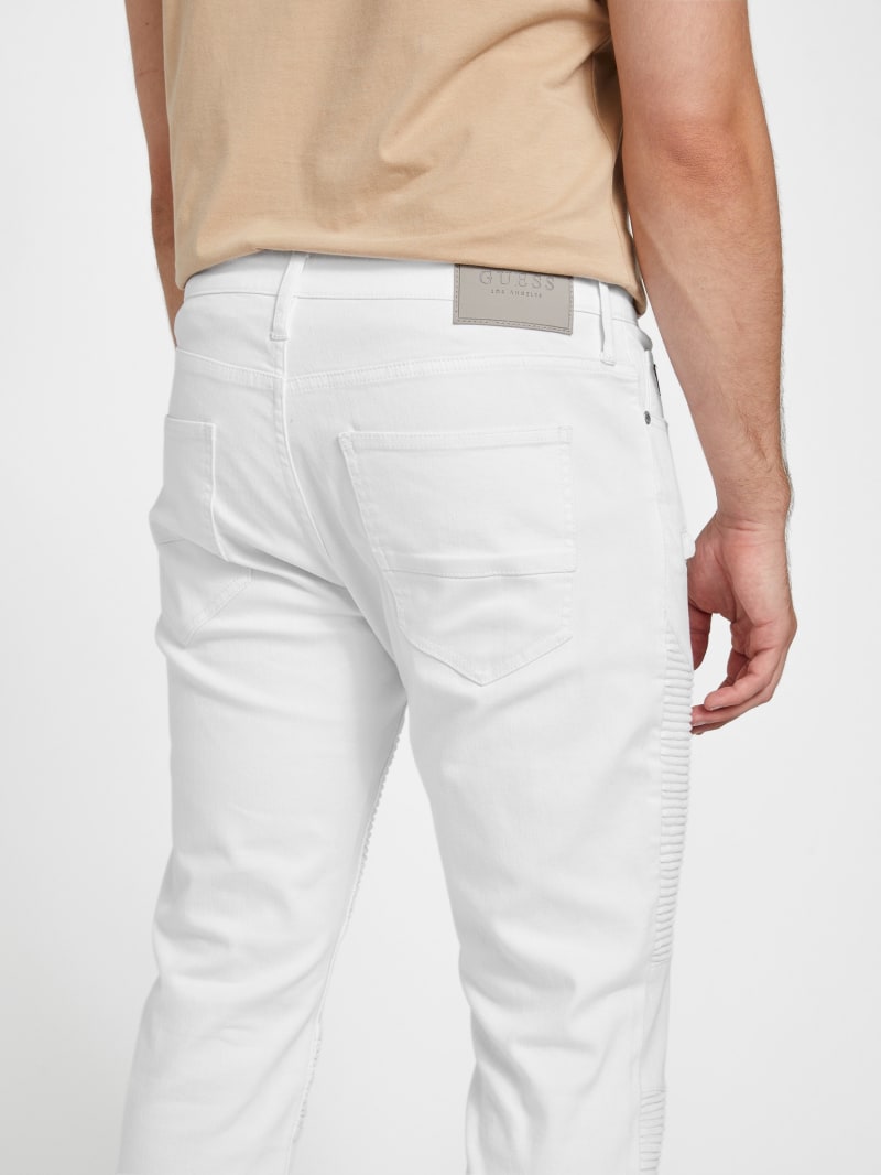 Guess men's moto jeans clearance