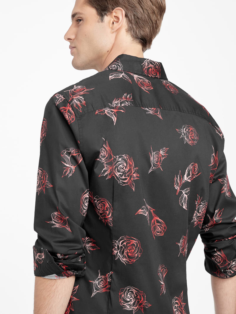 Guess red and black shirt 2025