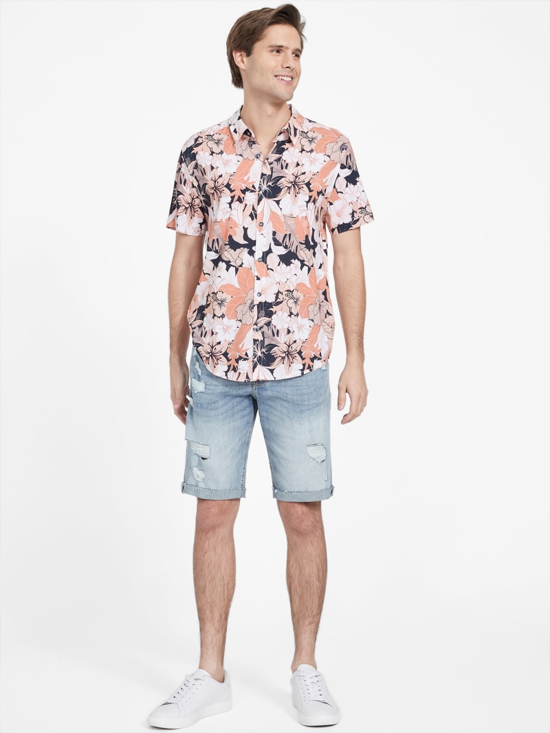 Guess floral shirt sales