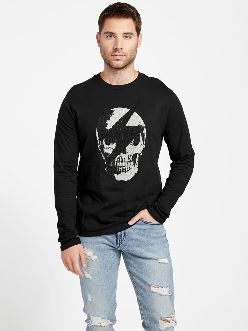 Guess skull shirt sales