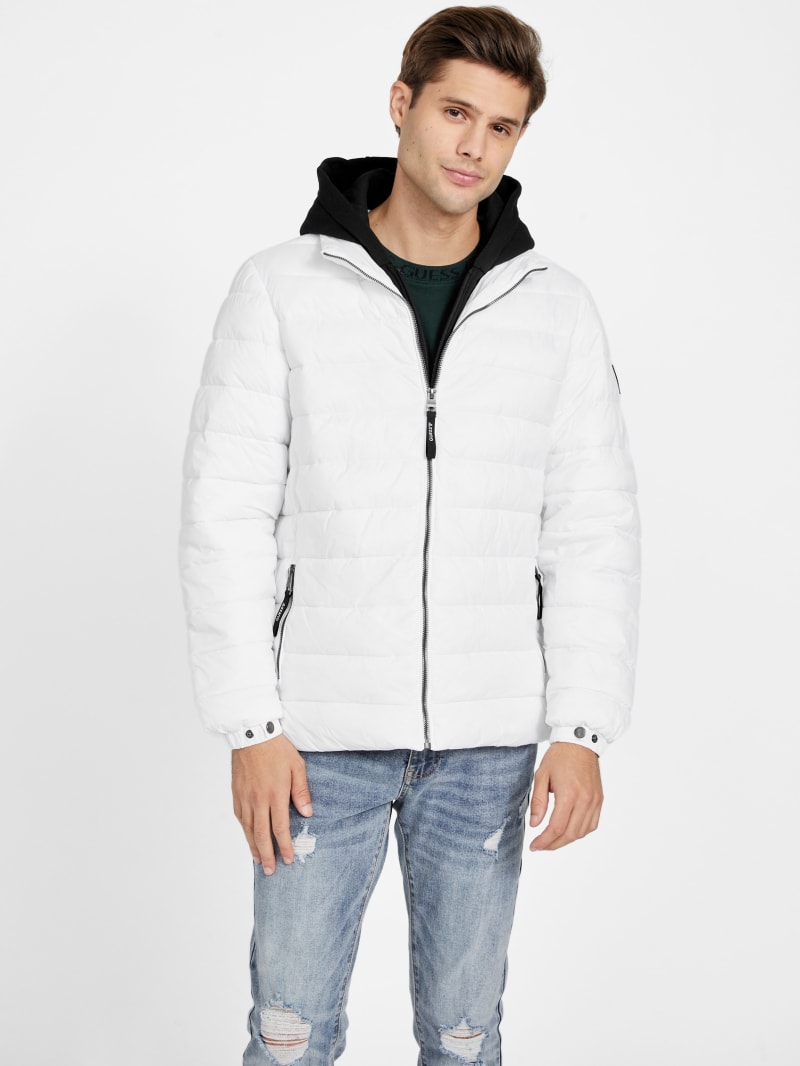 Guess men's quilted jacket clearance