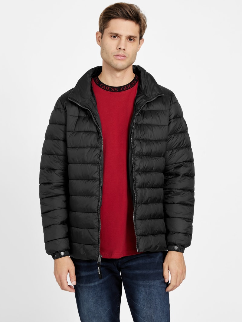 Harrison Hooded Quilted Jacket | GUESS Factory