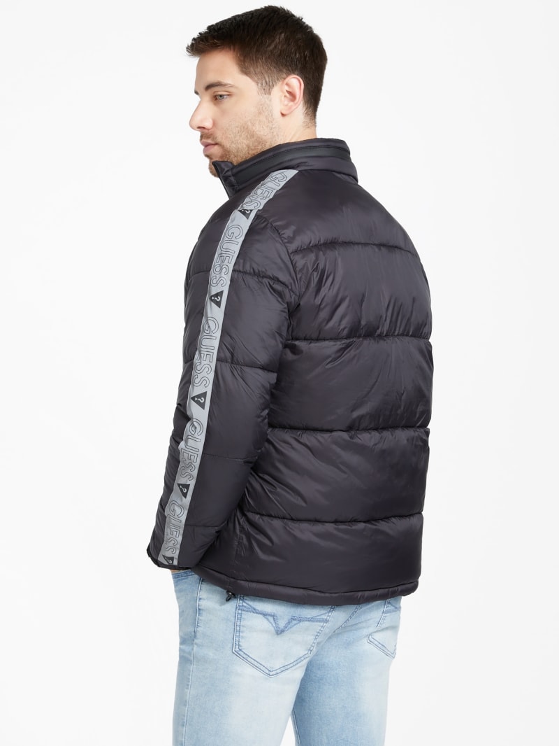 Martie Quilted Logo Tape Puffer Jacket