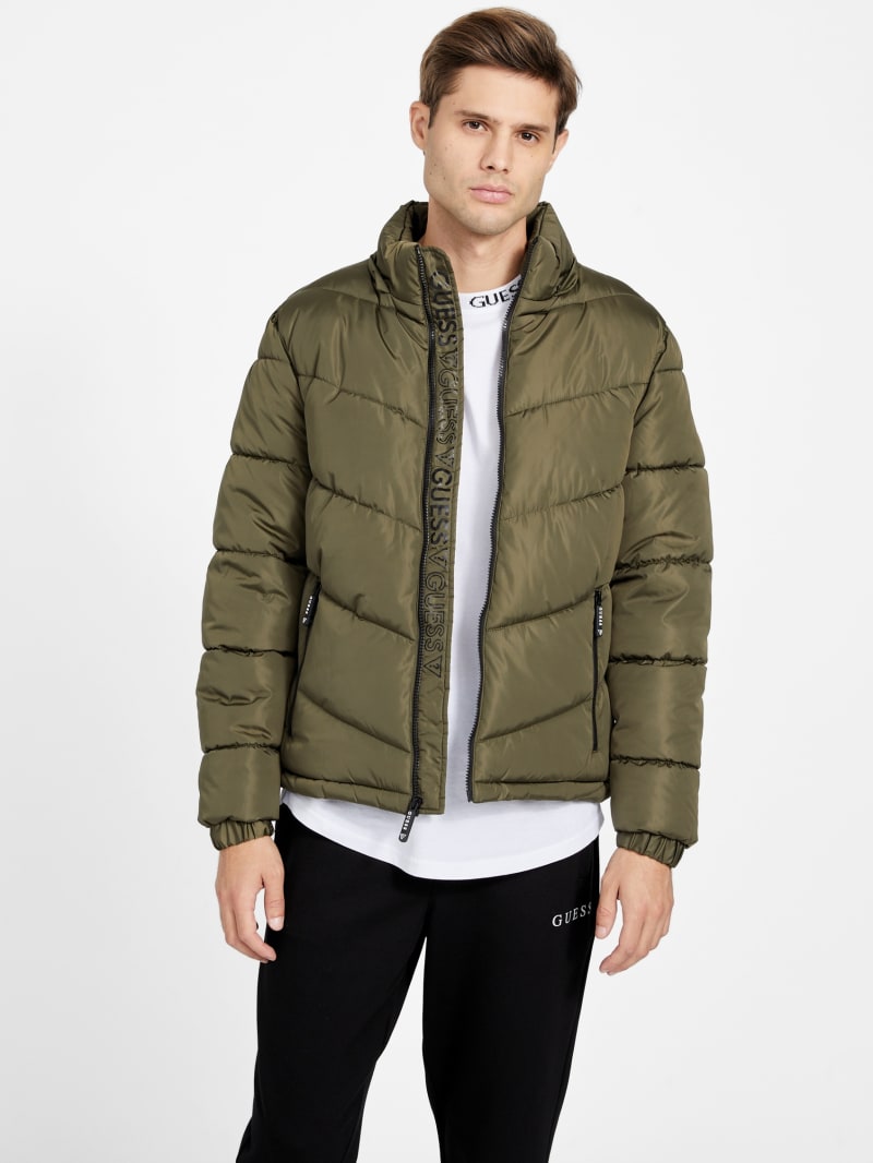 Chano Quilted Puffer Jacket | GUESS Factory Ca