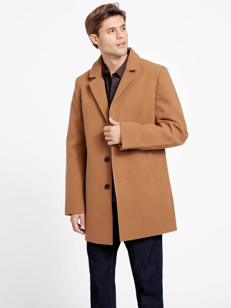 Guess sale camel coat