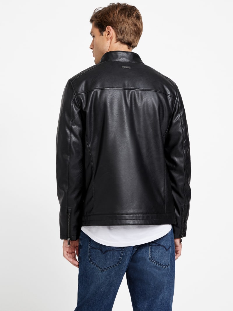 Waylen Faux-Leather Jacket | GUESS Factory Ca