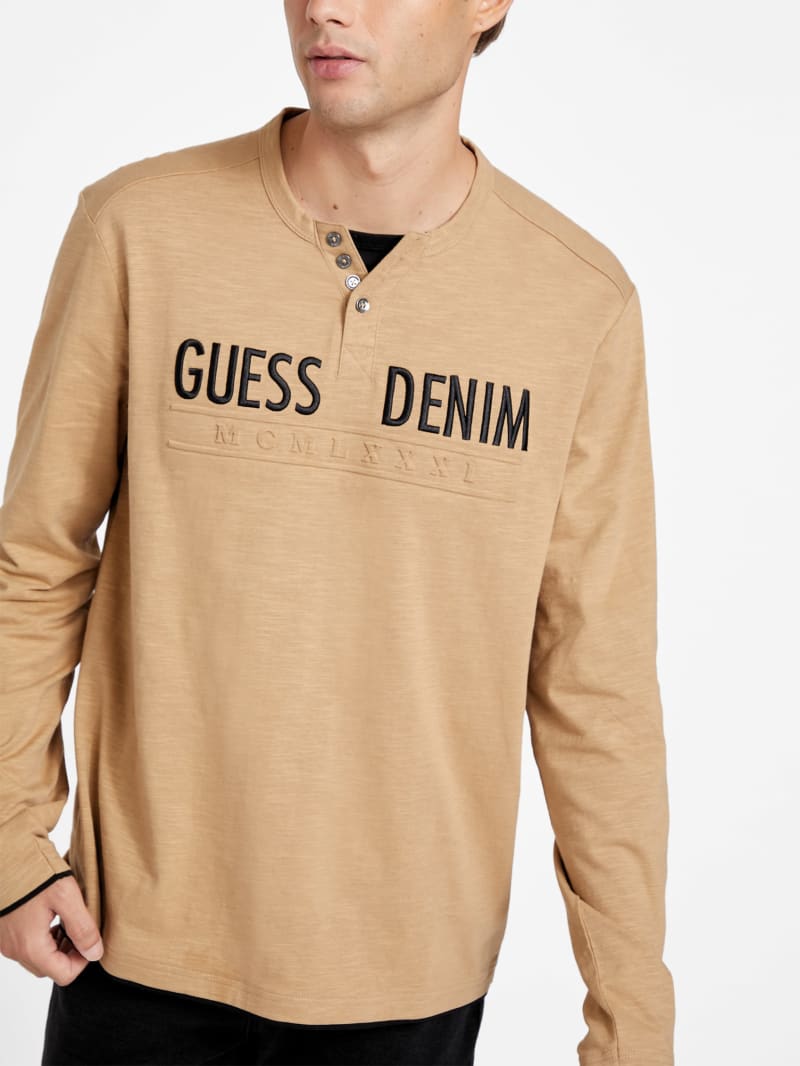 Degar Logo Henley Tee