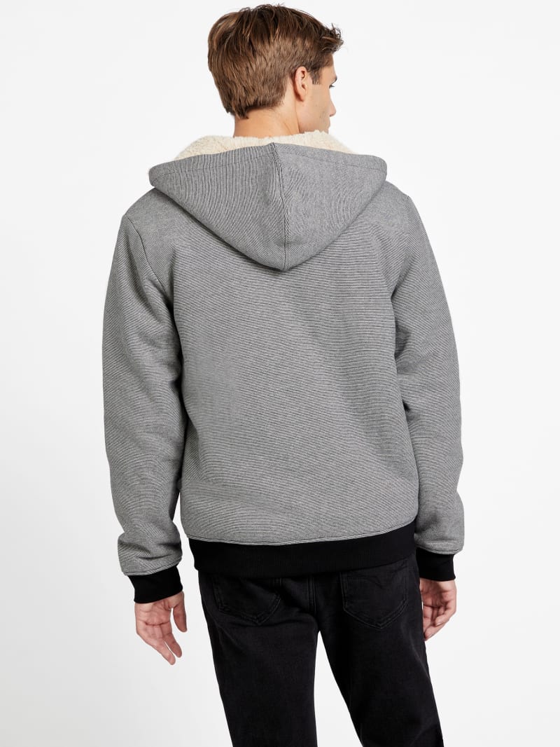 Guess sherpa hoodie shop