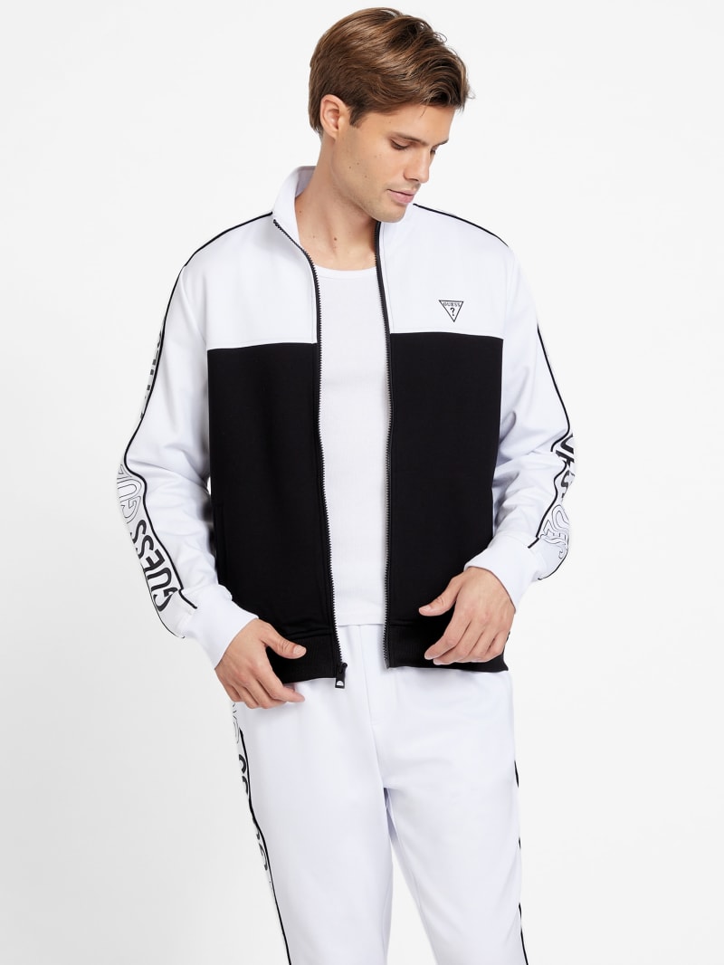 Don Color-Block Logo Tape Active Zip Jacket