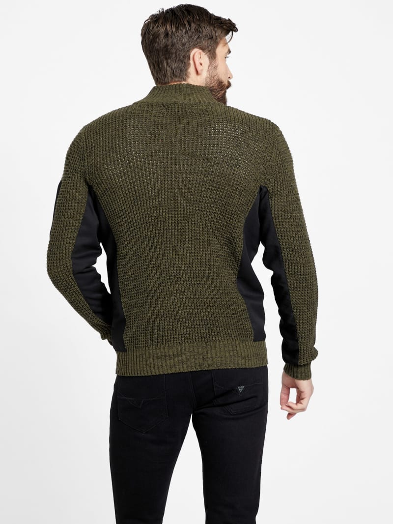 Leon Zip Sweater | GUESS Factory