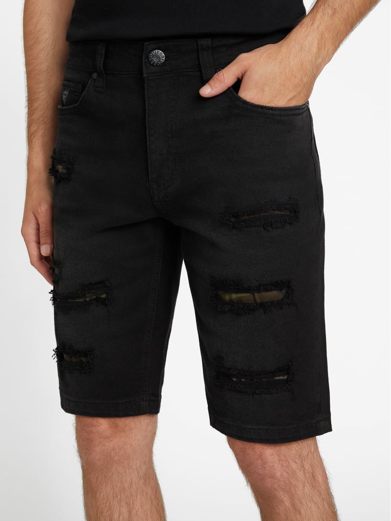 Guess ripped shorts top