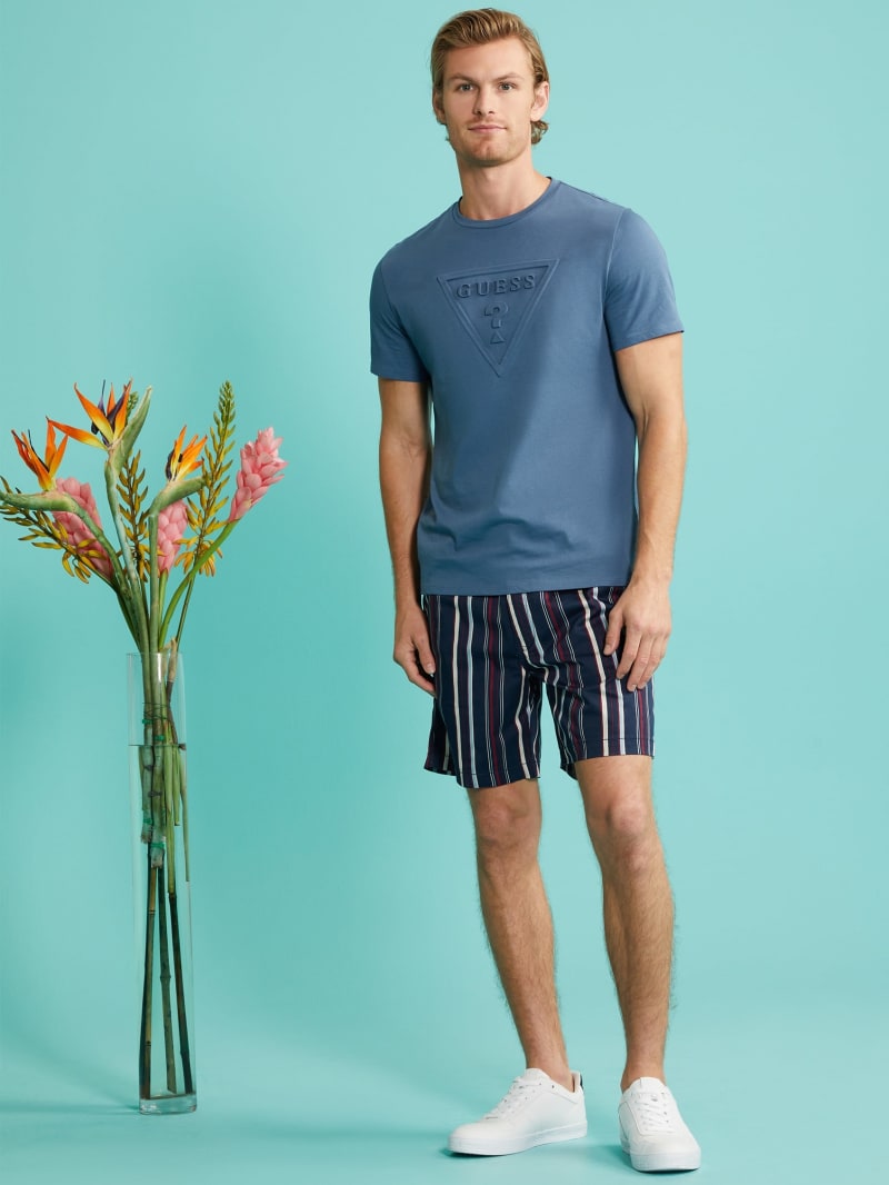 Guess striped drawstring shorts sales
