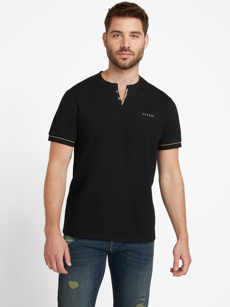 Eco Ricardo Henley Tee GUESS Factory