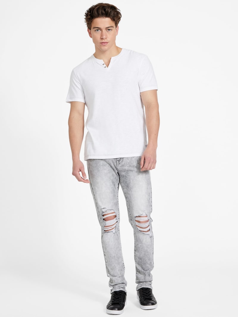 Rau Destroyed Skinny Jeans | GUESS Factory