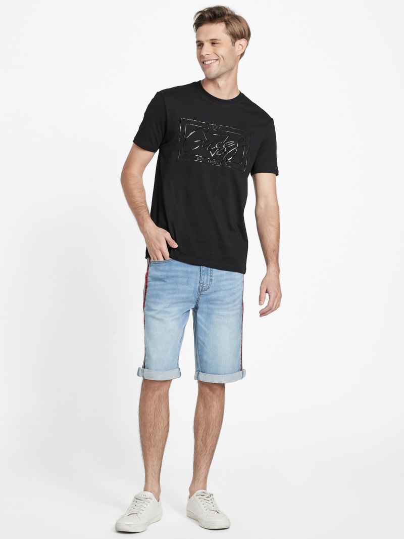 Eco Tyler Drawstring Denim Shorts | GUESS Factory